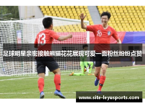 足球明星亲密接触熊猫花花展现可爱一面粉丝纷纷点赞