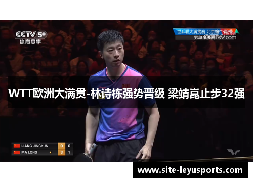 WTT欧洲大满贯-林诗栋强势晋级 梁靖崑止步32强